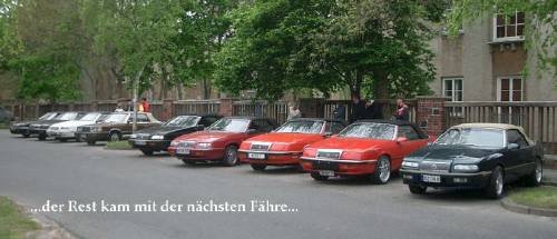 Der Rest kam mit der n&auml;chsten F&auml;hre.