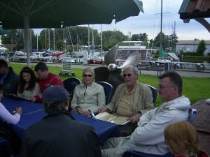 Abschluss beim Hafen