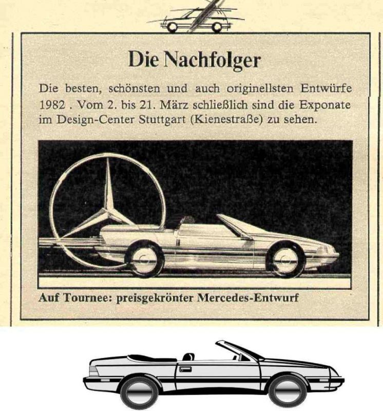 ...und jetzt sag mal einer, Mercedes wÃ¤re damals nicht auf dem richtigen Wege gewesen... nur getraut hat sich wohl keiner von den Erzkonservativen seinerzeit...
