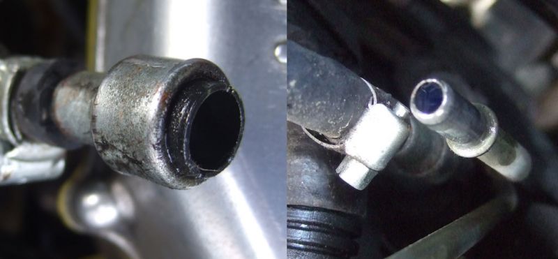 Benzinleitung V6, Schnellverschluss
