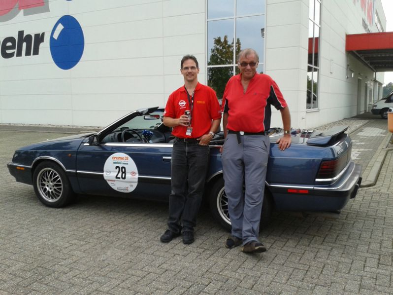 Creme21'14 Besuch von Ueli
Ueli war auf der Durchreise und hatte in Dessau einen Zwischenstopp eingelegt. Er nutzte die Zeit um mich und meine Frau bei einer WertungsprÃ¼fung zu Besuchen.
Schlüsselwörter: Creme21;Creme;Creme 21