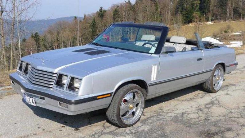 DODGE 600
Dodge 600 Baujahr 1984 144 PS Turbo
Schlüsselwörter: Dodge 600