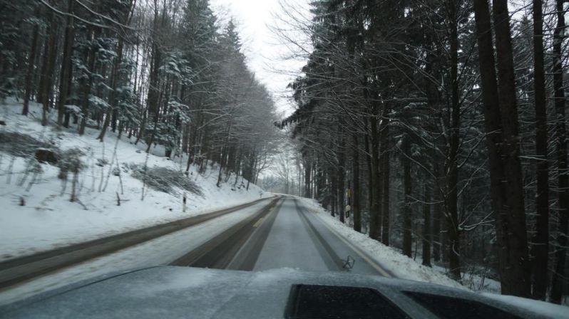 Mit dem Dodge 600 im Winter unterwegs
