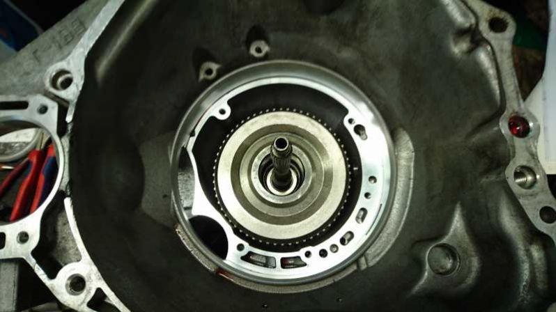 Die Input Drum ist wieder im Getriebe
