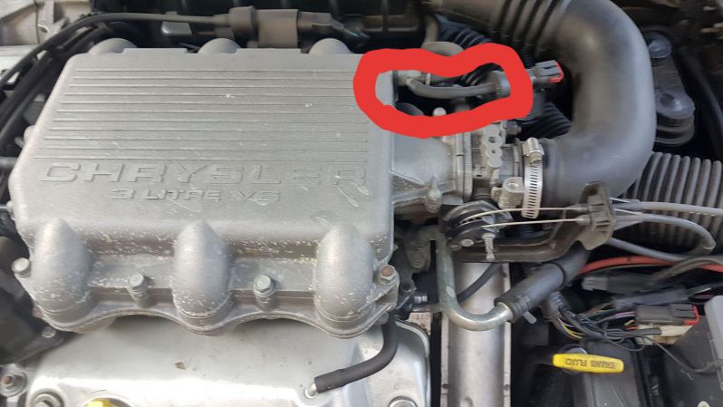 Motorraum
Schlüsselwörter: 3.0;V6;1995;Motorraum;LeBaron