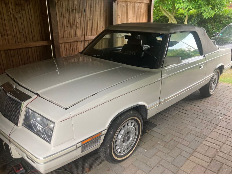  82er LeBaron, 2,6L
Schlüsselwörter: K-Body;Mark Cross